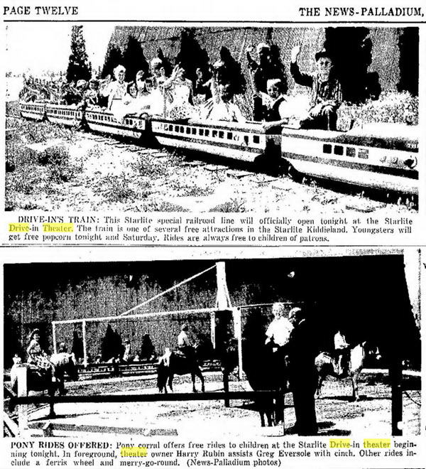 Starlite Drive-In Theatre - May 27 1960 Ad (newer photo)